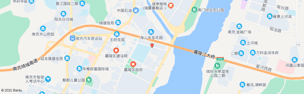 南充树人路口_公交站地图_南充公交_妙搜公交查询2024