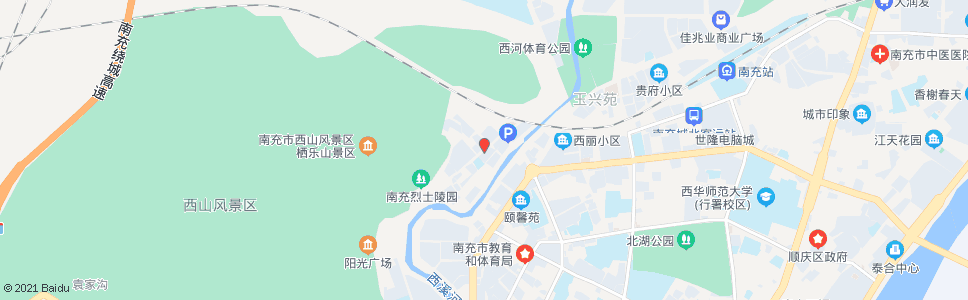 南充环峰路_公交站地图_南充公交_妙搜公交查询2024