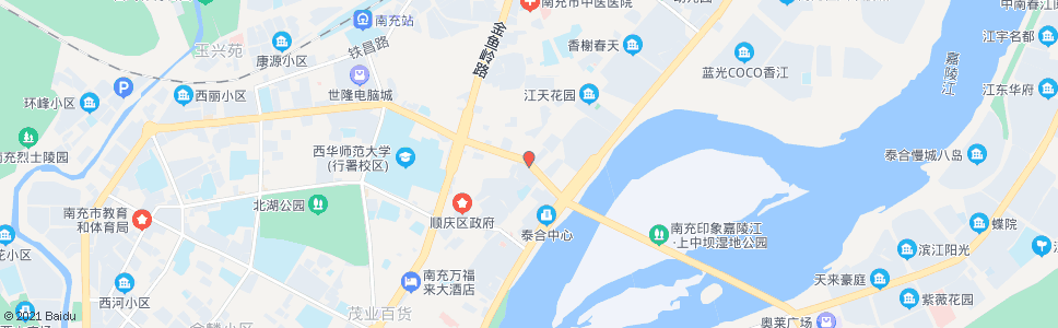 南充胜利路_公交站地图_南充公交_妙搜公交查询2024