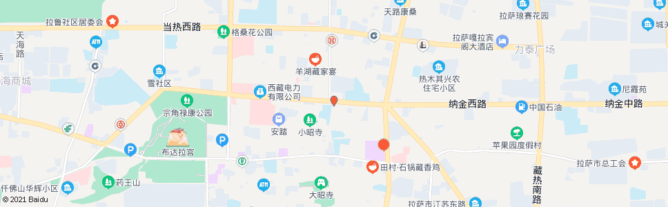 拉萨气象菜市场_公交站地图_拉萨公交_妙搜公交查询2024