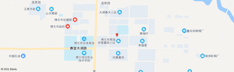 博尔塔拉南城廉租房北门_公交站地图_博尔塔拉公交_妙搜公交查询2024