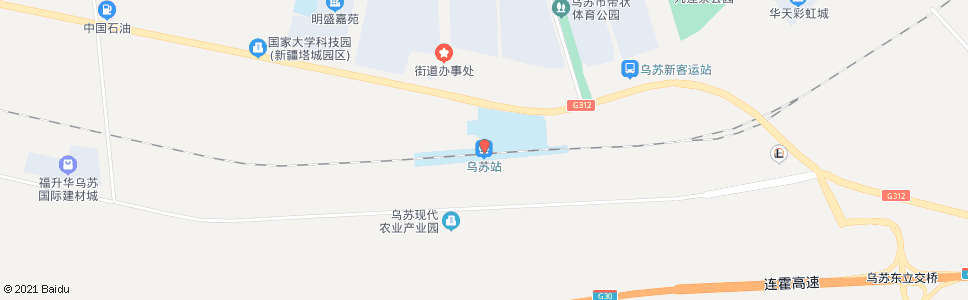 塔城乌苏饭店_公交站地图_塔城公交_妙搜公交查询2024