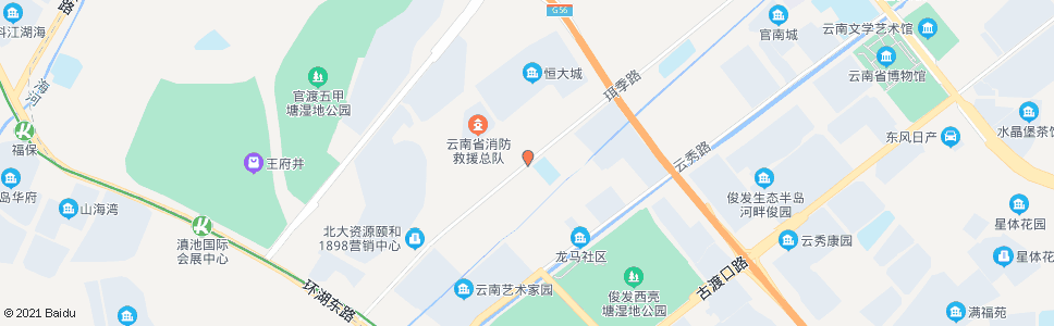 昆明龙马村东(珥季路)_公交站地图_昆明公交_妙搜公交查询2024