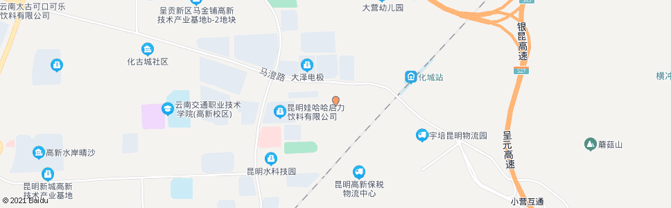 昆明马金铺(高新开发区管委会)_公交站地图_昆明公交_妙搜公交查询2024