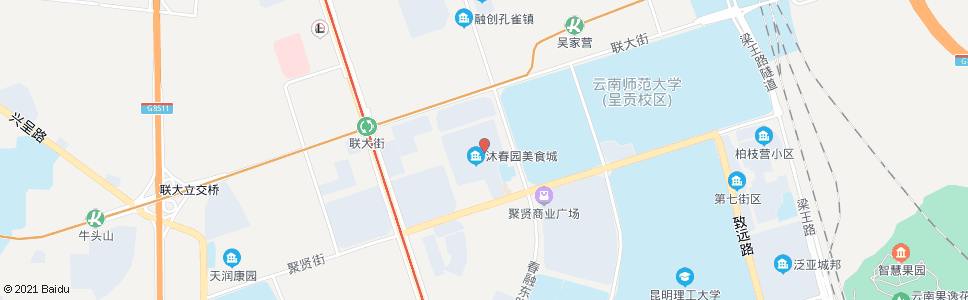 昆明沐春园小区_公交站地图_昆明公交_妙搜公交查询2024