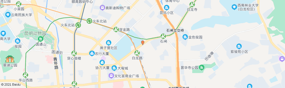 昆明新迎路口(白龙路)_公交站地图_昆明公交_妙搜公交查询2024