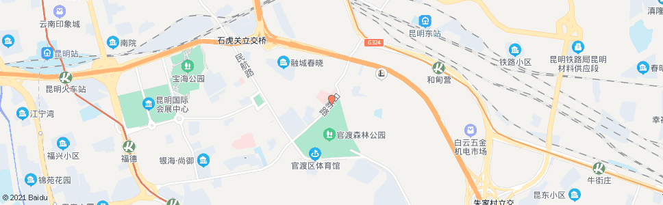 昆明官渡区医院_公交站地图_昆明公交_妙搜公交查询2024