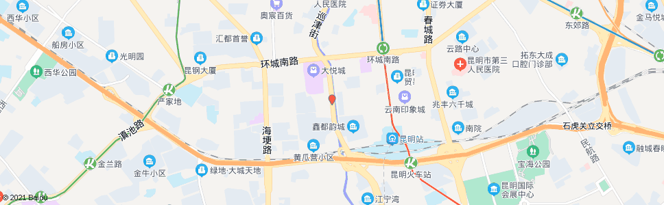 昆明永平路口南坝路_公交站地图_昆明公交_妙搜公交查询2024