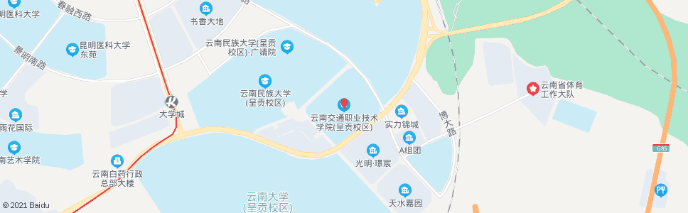 昆明万青路(交职学院)_公交站地图_昆明公交_妙搜公交查询2024