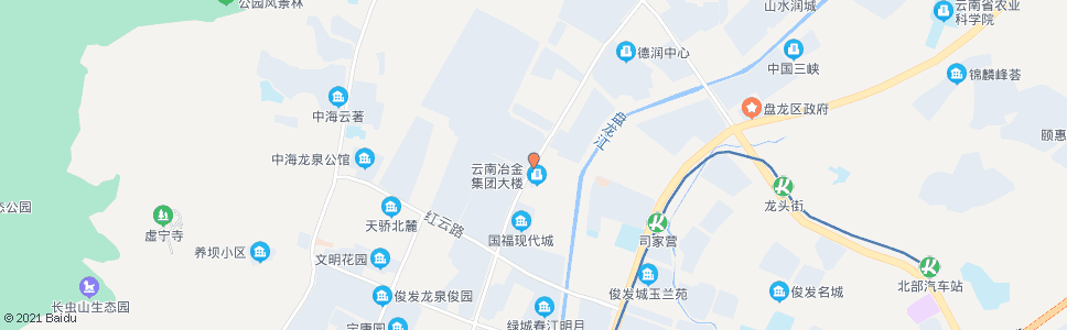 昆明金水湾小区(小康大道)_公交站地图_昆明公交_妙搜公交查询2024