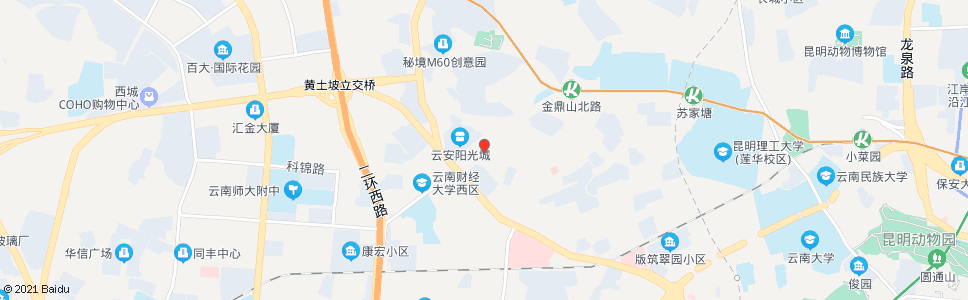 昆明虹山新村(锦绣山庄小区)_公交站地图_昆明公交_妙搜公交查询2024