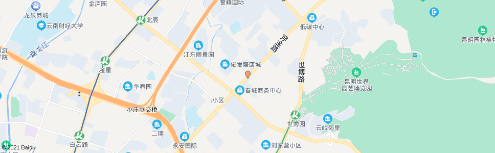 昆明波罗村_公交站地图_昆明公交_妙搜公交查询2024