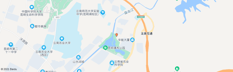 昆明上坝村_公交站地图_昆明公交_妙搜公交查询2024