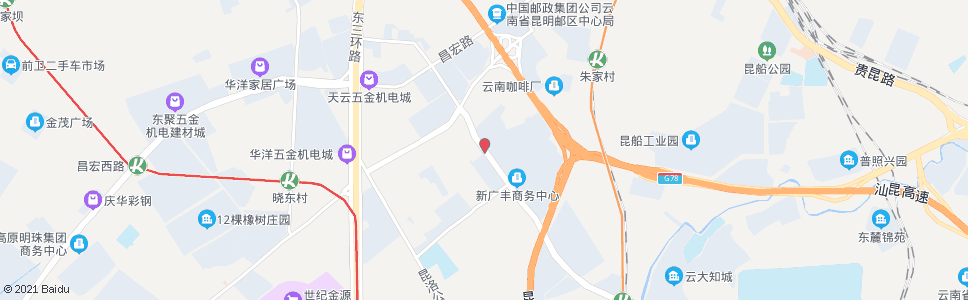 昆明昆岭路口云大西路_公交站地图_昆明公交_妙搜公交查询2024