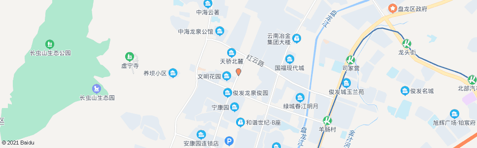 昆明红云小区_公交站地图_昆明公交_妙搜公交查询2024