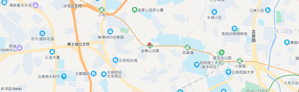 昆明阳光果香小区(学府路)_公交站地图_昆明公交_妙搜公交查询2024