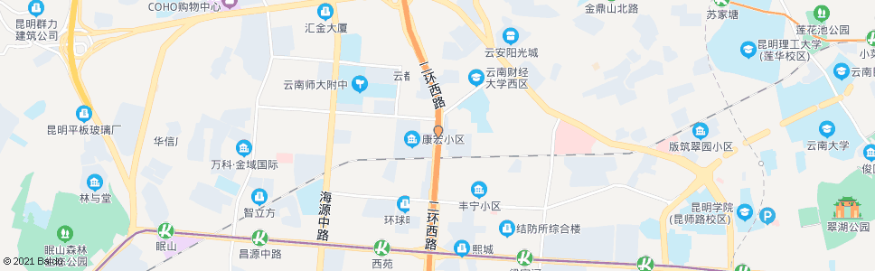 昆明省社科联(科医路)_公交站地图_昆明公交_妙搜公交查询2024