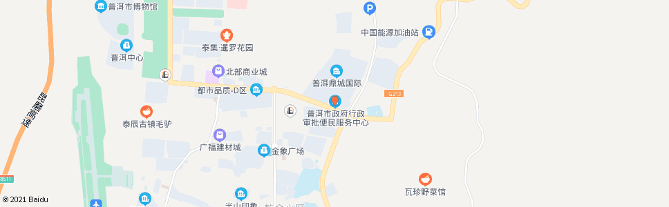 普洱市便民服务中心_公交站地图_普洱公交_妙搜公交查询2024