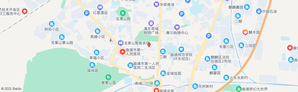 曲靖市委市政府(打油巷)_公交站地图_曲靖公交_妙搜公交查询2024