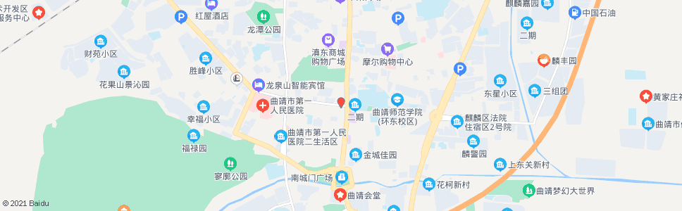 曲靖学院街_公交站地图_曲靖公交_妙搜公交查询2024