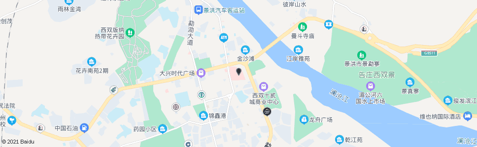 西双版纳州医院(勐腊路)_公交站地图_西双版纳公交_妙搜公交查询2024