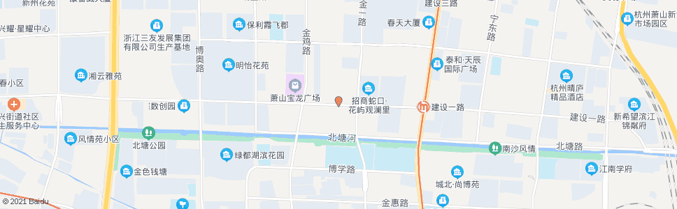 杭州建设一路金二路口_公交站地图_杭州公交_妙搜公交查询2024