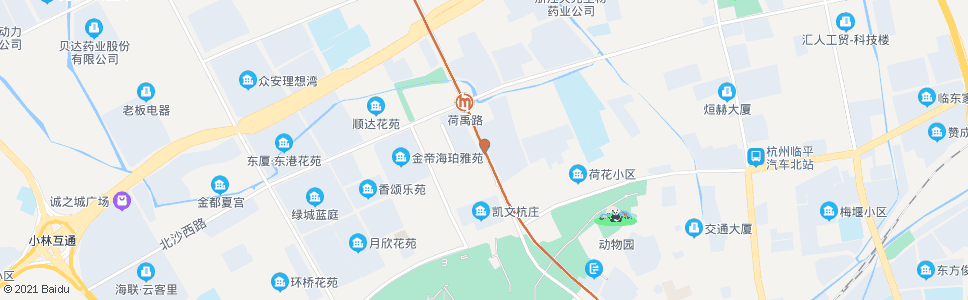 杭州雨荷路振兴西路口_公交站地图_杭州公交_妙搜公交查询2024