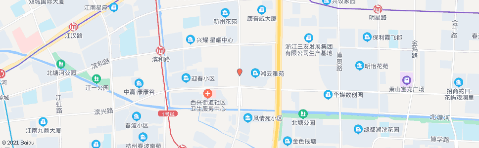 杭州西兴路江汉东路口_公交站地图_杭州公交_妙搜公交查询2024