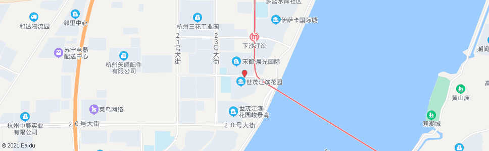 杭州十六号大街二十五号路_公交站地图_杭州公交_妙搜公交查询2024