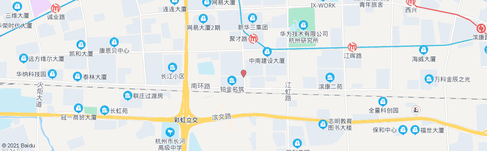 杭州长河路绿香街口_公交站地图_杭州公交_妙搜公交查询2024