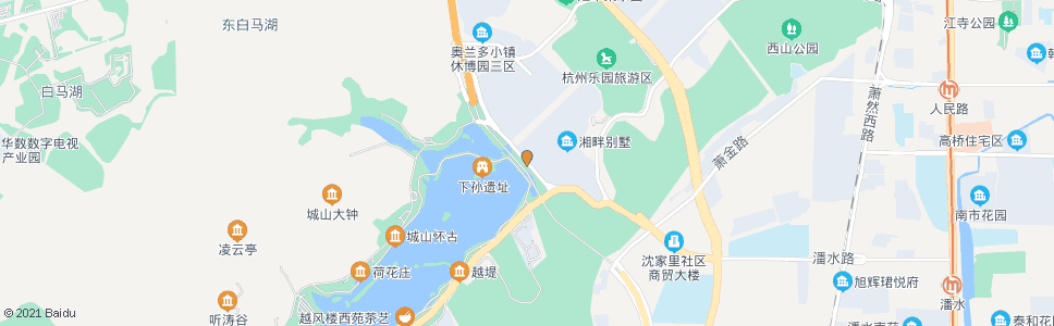 杭州湘浦观鱼_公交站地图_杭州公交_妙搜公交查询2024