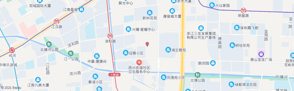 杭州江汉东路新联路口_公交站地图_杭州公交_妙搜公交查询2024