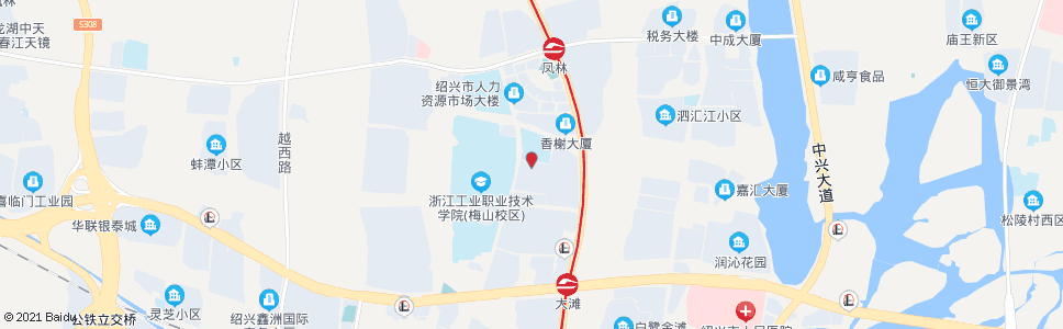 杭州鉴湖路笛扬路口_公交站地图_杭州公交_妙搜公交查询2024