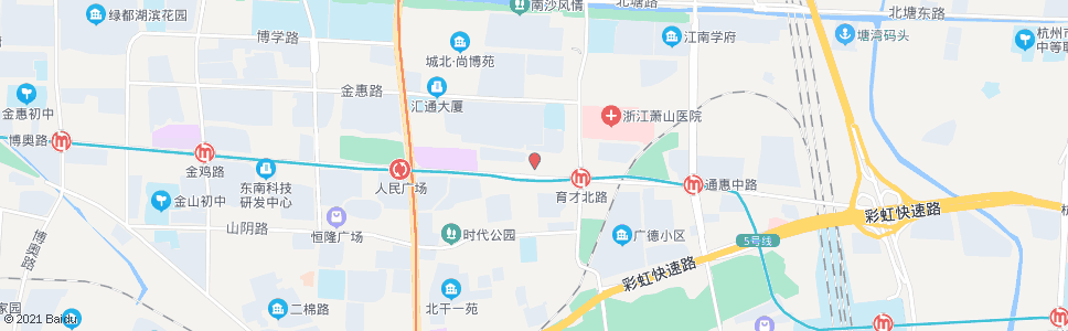 杭州汇德隆银隆百货(家电超市)_公交站地图_杭州公交_妙搜公交查询2024