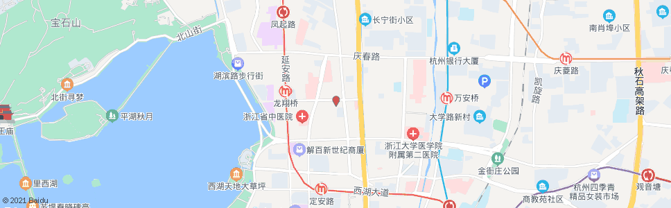 杭州岳王路_公交站地图_杭州公交_妙搜公交查询2024