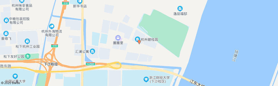 杭州水云街海涛路口_公交站地图_杭州公交_妙搜公交查询2024