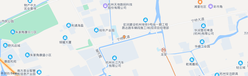 杭州乾塘路宁桥大道_公交站地图_杭州公交_妙搜公交查询2024