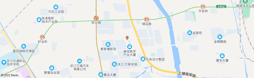 杭州好运街冯家浜路口_公交站地图_杭州公交_妙搜公交查询2024