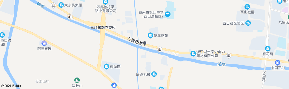 湖州八里店_公交站地图_湖州公交_妙搜公交查询2024