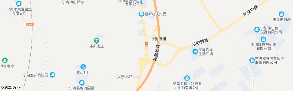 宁波南山新村_公交站地图_宁波公交_妙搜公交查询2025