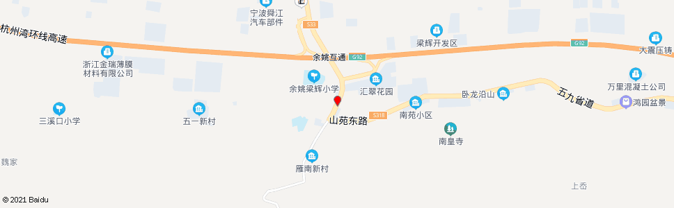 宁波梁辉卫生院_公交站地图_宁波公交_妙搜公交查询2025