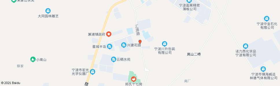 宁波澥浦小学_公交站地图_宁波公交_妙搜公交查询2024