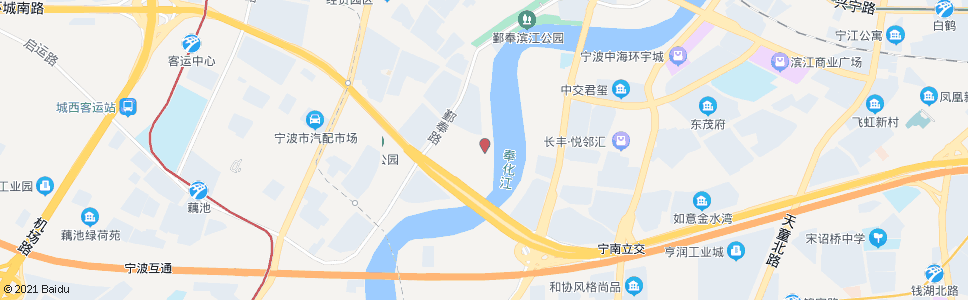 宁波芝兰堰路_公交站地图_宁波公交_妙搜公交查询2025