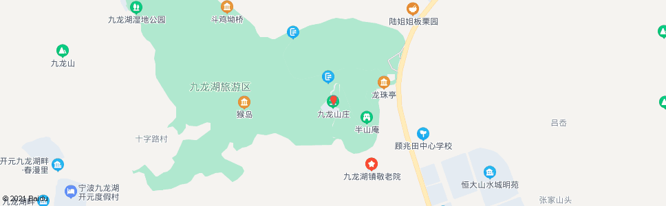 宁波九龙山庄_公交站地图_宁波公交_妙搜公交查询2025