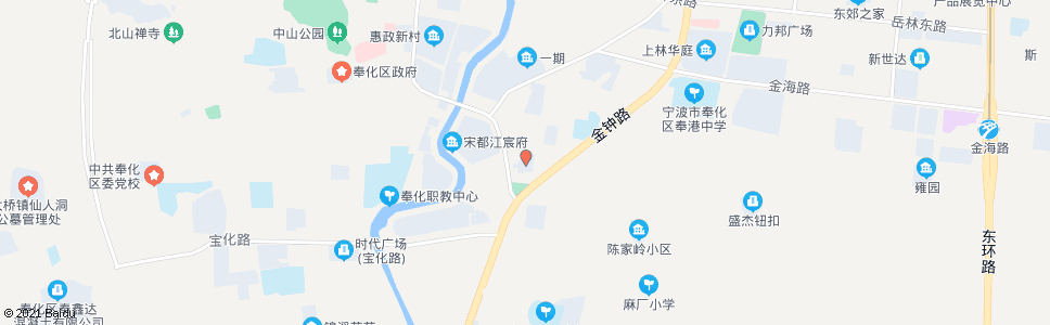 宁波南山新村(奉化)_公交站地图_宁波公交_妙搜公交查询2024