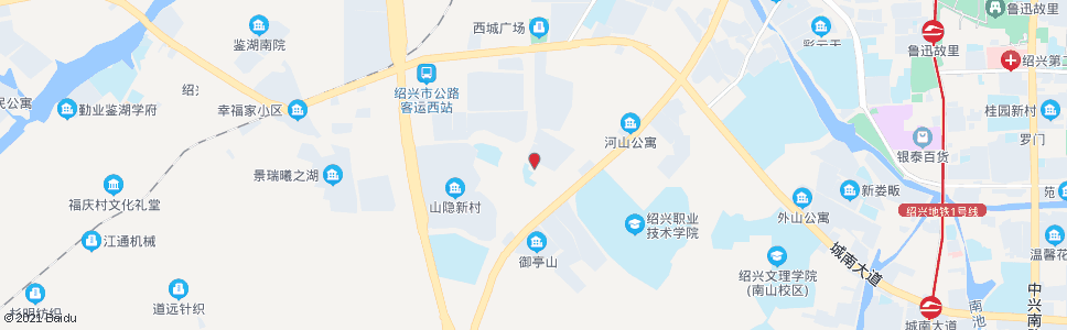 绍兴府山新村_公交站地图_绍兴公交_妙搜公交查询2025