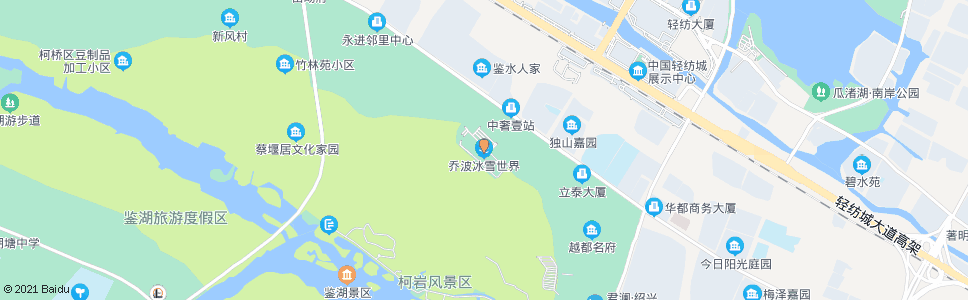 绍兴乔波冰滑雪馆_公交站地图_绍兴公交_妙搜公交查询2024