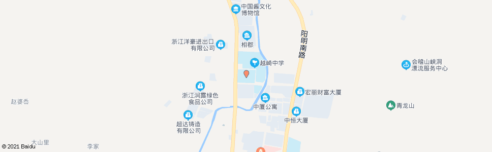 绍兴平水开发区(平水小学)_公交站地图_绍兴公交_妙搜公交查询2025