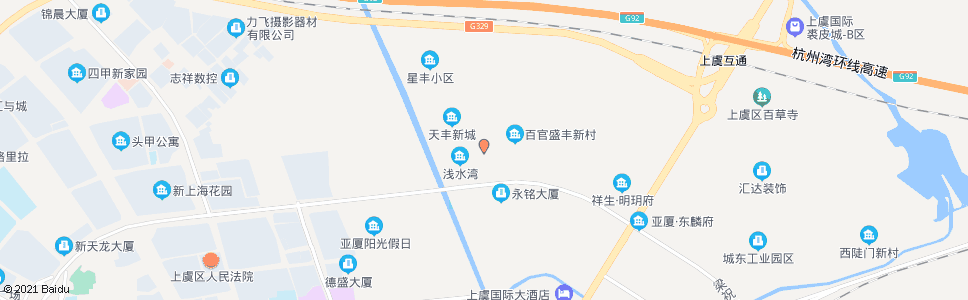 绍兴盛丰新村(西)_公交站地图_绍兴公交_妙搜公交查询2024