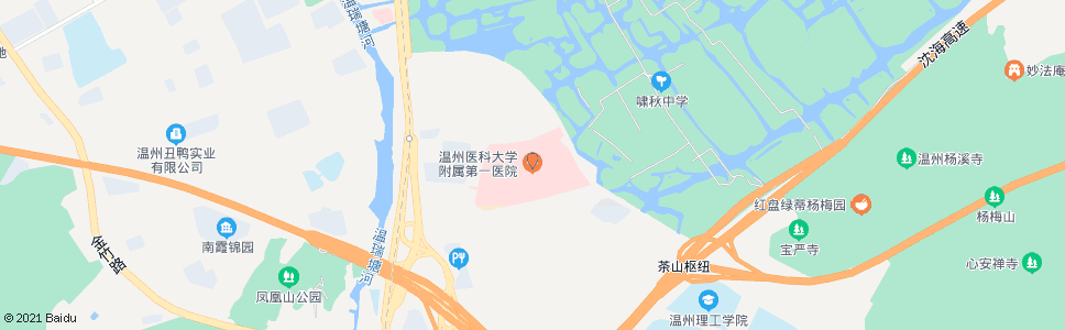 温州温州大学c区(医学院)_公交站地图_温州公交_妙搜公交查询2024